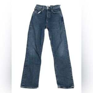 Agolde Wilder Mid-Rise Straight leg Jeans 24